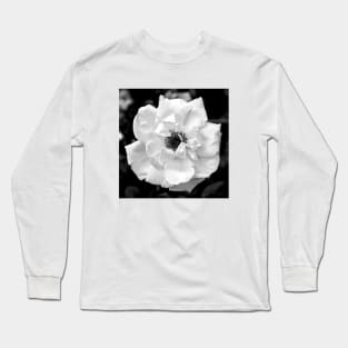 White Flower Long Sleeve T-Shirt